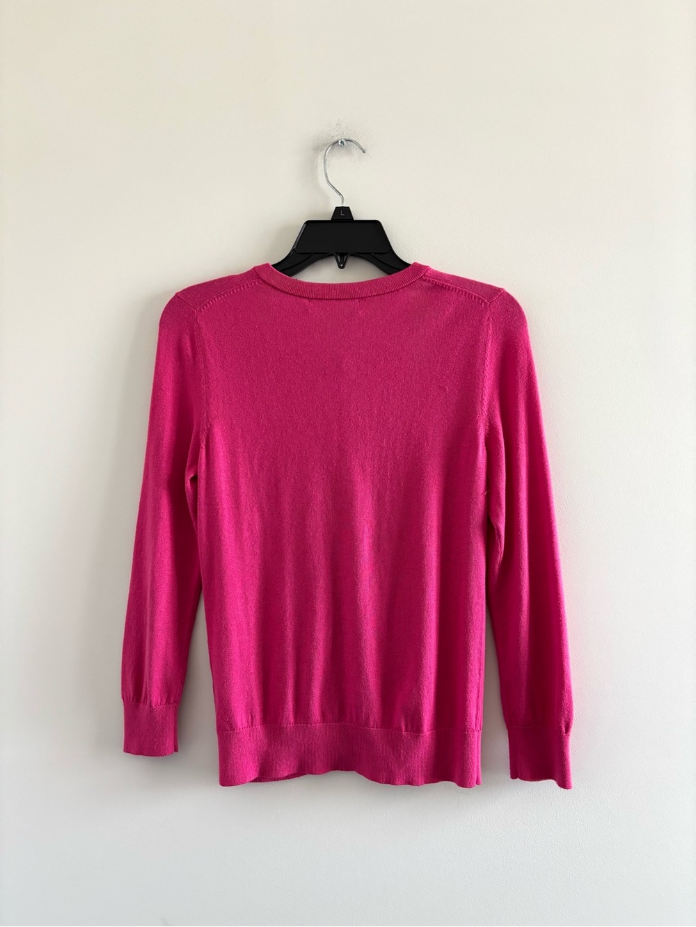 Banana Republic Cardigan Sweater Pink Silk Blend Knit Women XS Preppy Classic - Picture 2 of 9